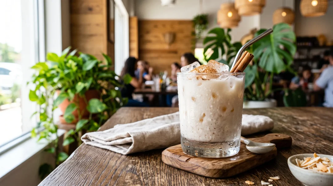 Agua Fresca de Horchata de Coco