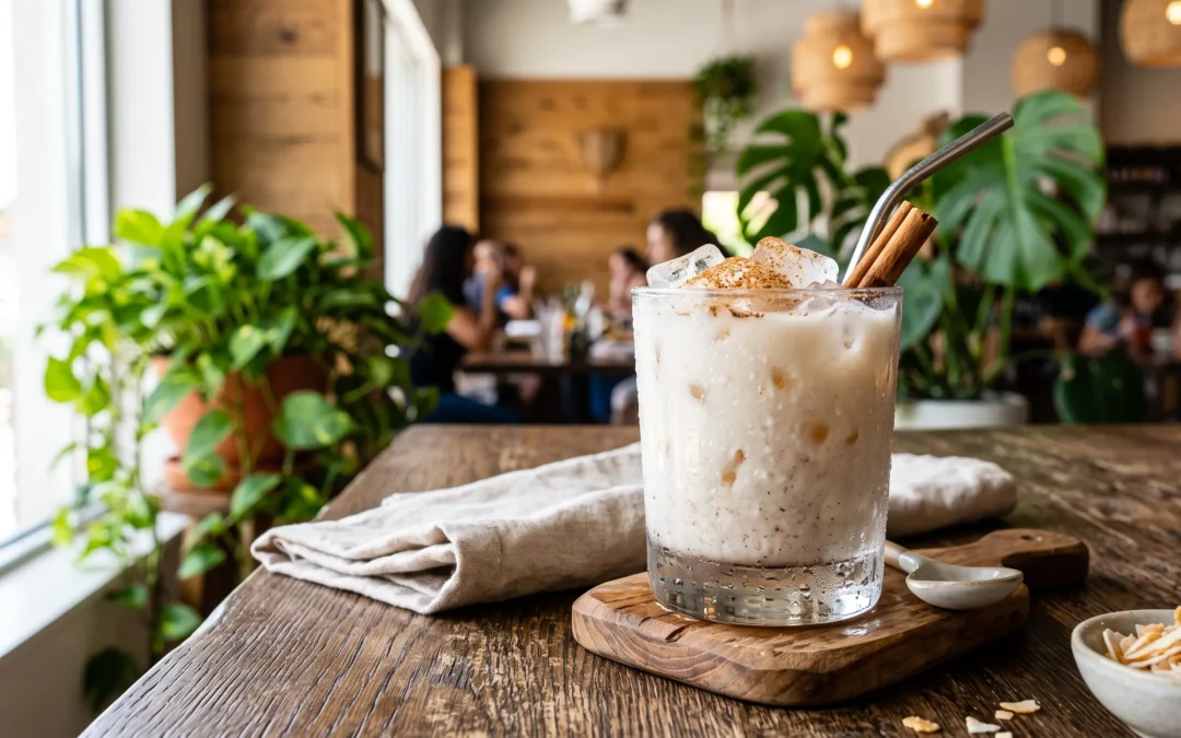 Agua Fresca de Horchata de Coco