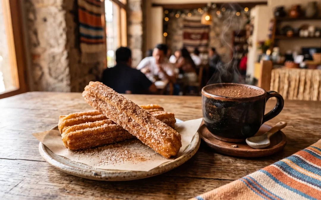 Churros de Barrio con Chocolate Caliente