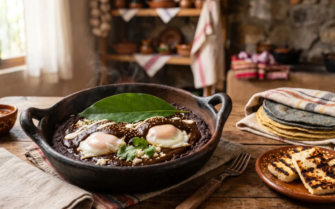 Huevos Oaxaqueños en Cazuela